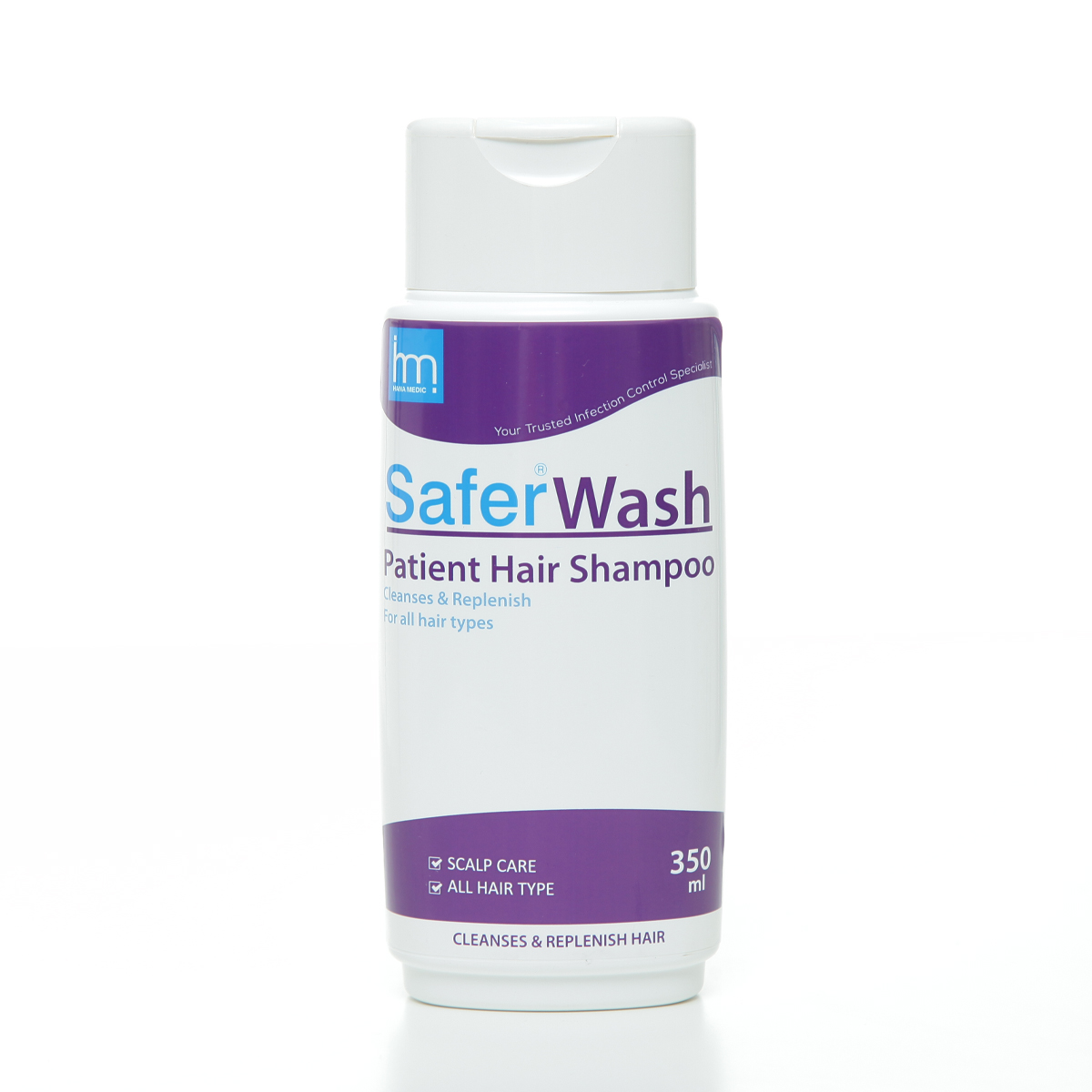 SaferWash Patient Hair Shampoo 350ml – Hana Medic Shop